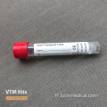 Tube VTM 10 ml avec kit d&#39;écouvillon FDA